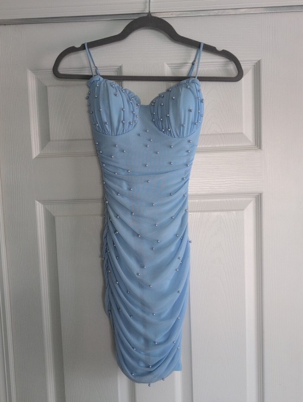 Windsor Dress -- Baby Blue, Size XS